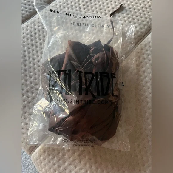 Estelle Espresso Satin Pant and Estelle Espresso Satin One Shoulder Top - Picture 5 of 5